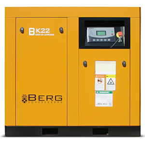 Винтовой компрессор с прямым приводом BERG ВК-22 (E) 12 бар - Айронтех