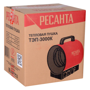 Тепловая пушка электрическая Ресанта ТЭП-3000К-5