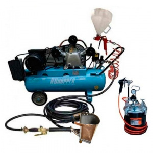 Штукатурная мини станция Ruhopper EK-1RH+K 640/60 220V 3 кВт (с краскобаком) - Айронтех