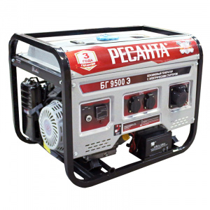 Генератор бензиновый Ресанта БГ 9500 Э_1