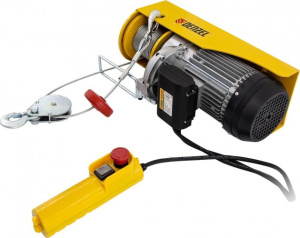 Тельфер электрический DENZEL TF-1000, 1 т, 1600 Вт, высота 12 м, 8 м/мин - Айронтех