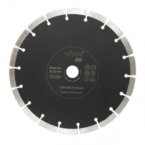 Диск алмазный Espira SCS Eco 230х22,23 сегм 10х2,6 мм Eco (Универсальный)  - Айронтех