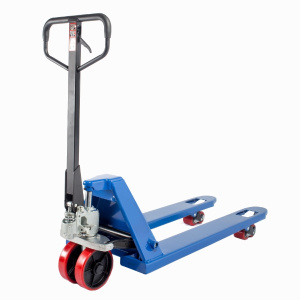 Тележка гидравлическая 2500 кг 600х450 мм TOR RHP (полиуретановые колеса) - Айронтех