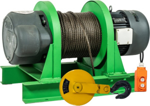Лебедка электрическая EURO-LIFT KCD 1000 2000, 380V, 100 50 м1