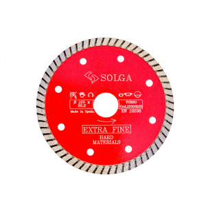 Диск алмазный Solga Diamant HARD MATERIALS сплошной (гранит, керамогранит) 125x22,23 мм - Айронтех
