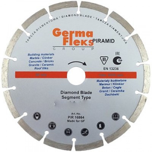 Диск алмазный GermaFlex сегмент 350х32-25,4 мм S резка сухая (Piramid) - Айронтех