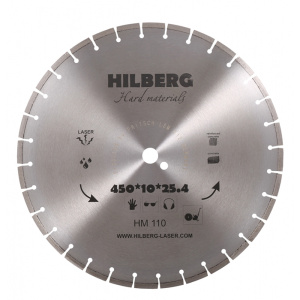 Диск алмазный Hilberg Hard Materials Laser 450 мм_1