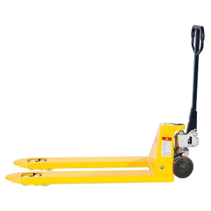 Тележка гидравлическая 1500 кг 2400 мм TOR PWH35-II (полиуретановые колеса) - Айронтех