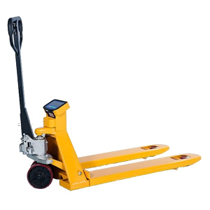 Тележка гидравлическая 3000 кг 1150 мм TOR WH-30ES с весами (полиуретановые колеса) - Айронтех