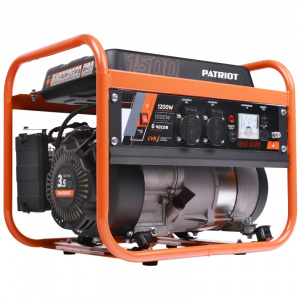 Генератор бензиновый PATRIOT GRS 1500, 1,2 кВт, 3лс, объем 6л - Айронтех