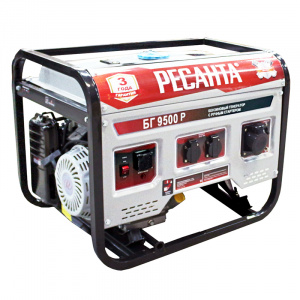 Генератор бензиновый Ресанта БГ 9500 Р_1