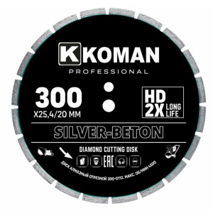 Диск алмазный KOMAN Professional 300 мм (12 )_1