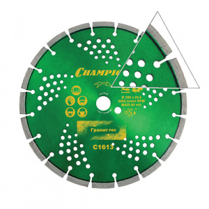 Диск алмазный Champion гранит PRO 300/25,4/10 Laser Granitek  - Айронтех