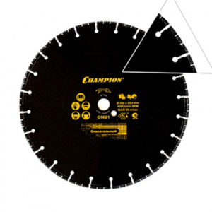 Диск алмазный Champion спасательный PRO 350/25,4/4 V-tech Multi Purpose  - Айронтех