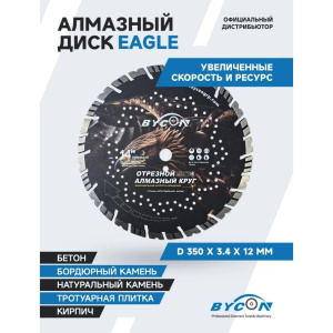 Диск алмазный BYCON EAGLE D350мм_5