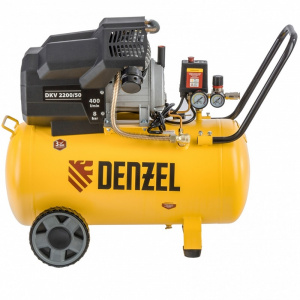 Воздушный компрессор DENZEL DKV2200/50,Х-PRO 2,2 кВт, 400 л/мин, 50 л - Айронтех