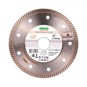 Алмазный круг Distar 1A1R Gres Master d 125 мм (керамическая плитка, керамогранит, мрамор, гранит) - Айронтех