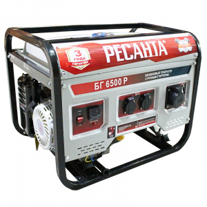 Генератор бензиновый Ресанта БГ 6500 Р_1