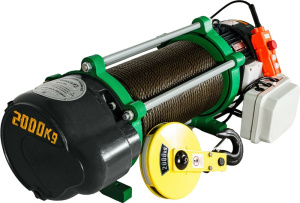 Лебедка электрическая EURO-LIFT KCD 1000 2000, 380V, 100 50 м
