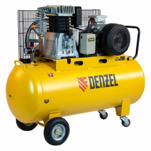 Компрессор воздушный DENZEL BCI5500-T/200, 5.5 кВт, ременный привод, 200 литров, 850 л/мин - Айронтех
