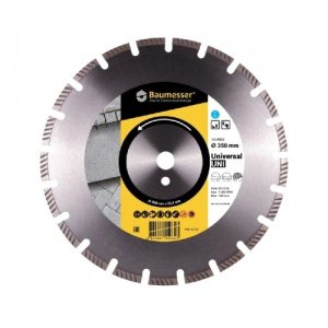 Алмазный диск Baumesser Universal 1A1RSS/C1-H 350x3,5/2,5x10x25,4-21 F4 - Айронтех