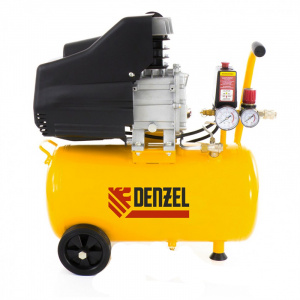 Компрессор DENZEL DR4000/100 масляный ременный 10 бар произв. 690 л/м мощность 4 кВт  - Айронтех